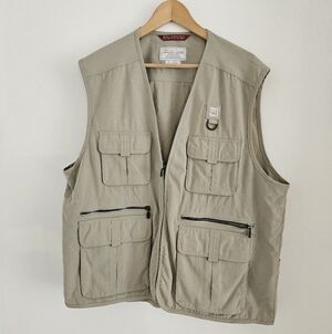 Vintage Tilley Endurables Utility Vest Mens Extra Large Hiking Fishing Hunting